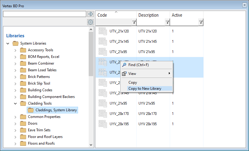 Create a Wall Cladding Tool Library