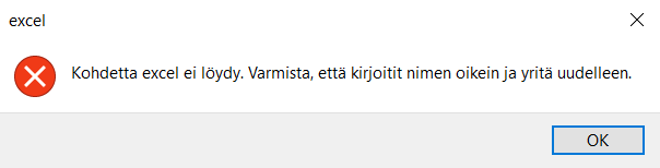 WindowEiLöydäExceliä_FI.PNG