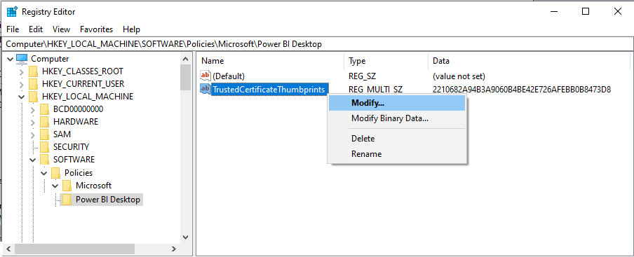 PowerBIRegistryEditorModify.png