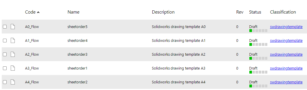 drawing template
